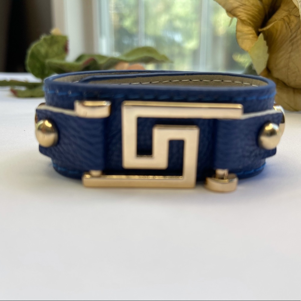 ✨JUST IN✨ Leather Cuff Bracelet ✨💙✨🖤✨